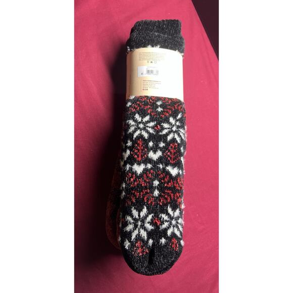 Muk Luks Cabin Socks L/XL 2 Pairs New Non-Slip Grippers Unisex - Picture 3 of 4